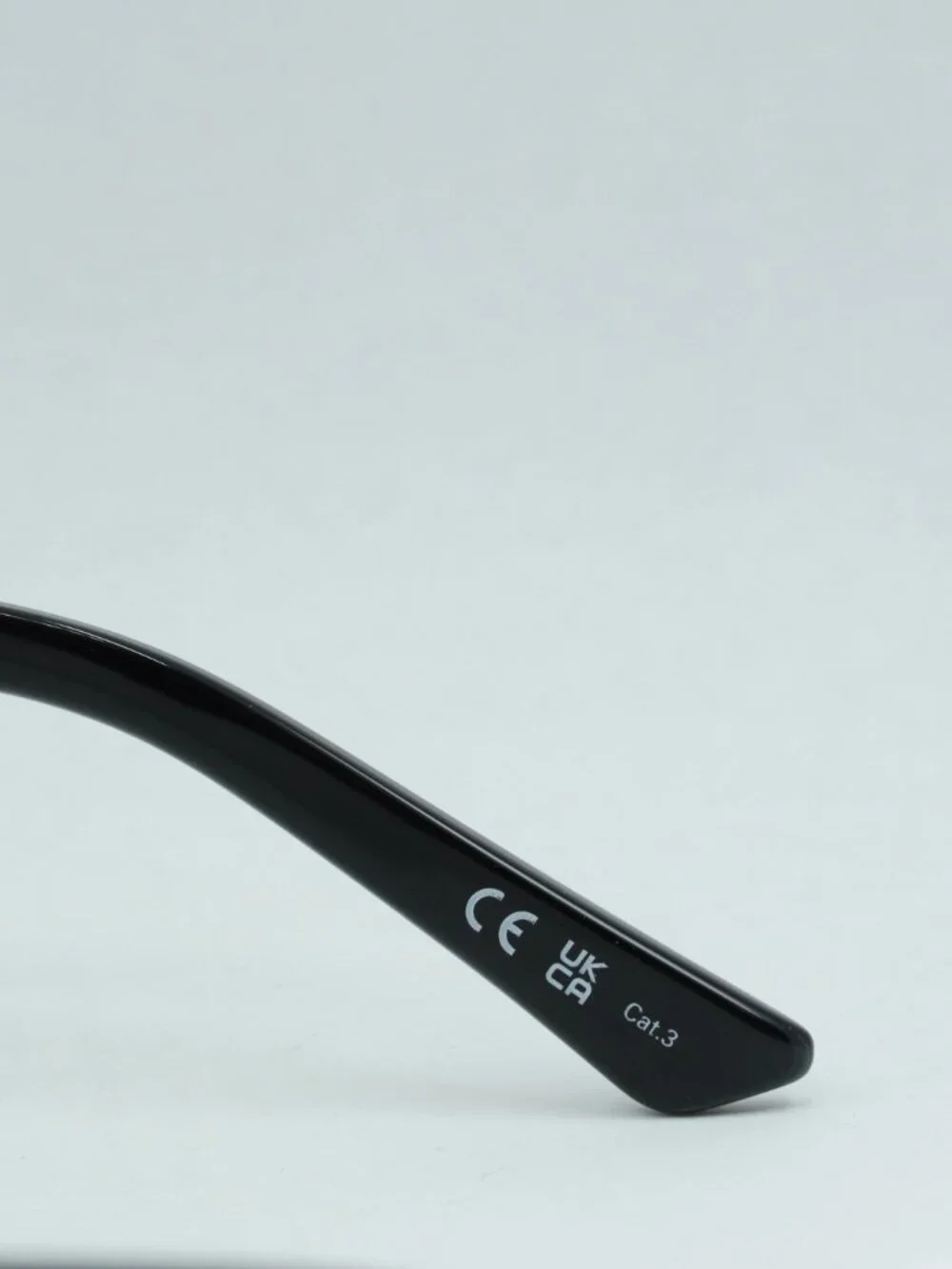 Balenciaga BB0106S 001 Cat Eye Sunglasses - Black / Grey